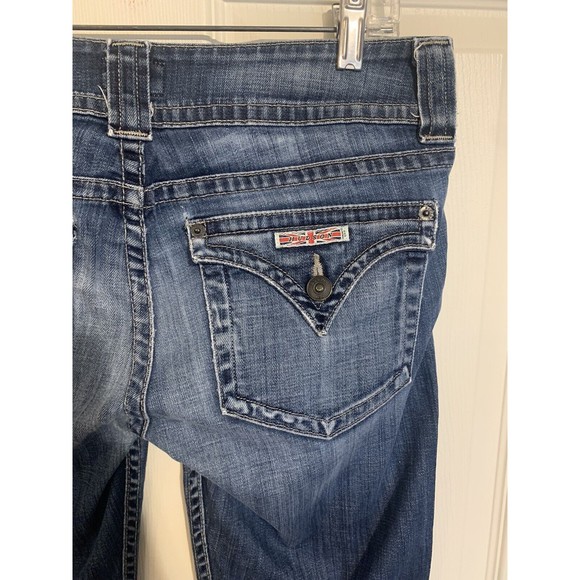 Hudson Womens Denim Jeans Sz 29 Signature Boot Cut Flap Pocket - Picture 10 of 16